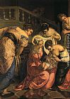 The birth of St. John the Baptist - detail by Jacopo Robusti Tintoretto